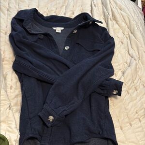 Navy Blue Women's Dress/Casual Jacket